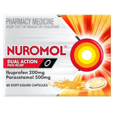 Nuromol Dual Action Liquid Caps 60s