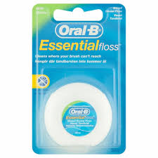 Oral B Essential Waxed Floss Mint 50m