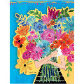 Purse Pad & Pen Flower Cluster