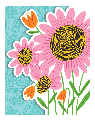 Purse Pad & Pen Pink Florals