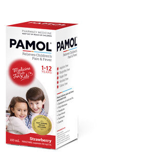 PAMOL All Ages Strawberry C/F 100ml