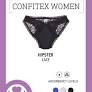 CONFITEX W Hipster Lace Moderate Black Large
