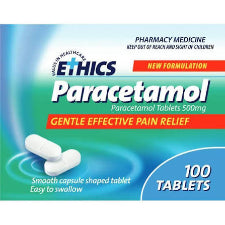 Ethics Paracetamol 500mg 100 CS tab