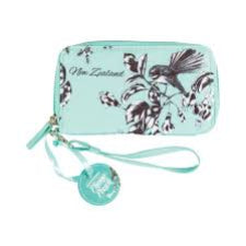 Parrs Phone Pouch Birds Blue