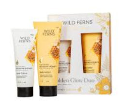 Wild Ferns Manuka Honey Gift Box - Golden Glow Duo 2pc