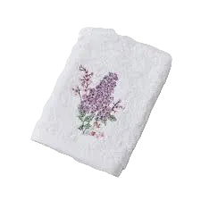 Lilac Bouquet Face Washer