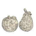 Apple and Pear Grey Ornament