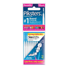 Piksters Interdental Brush Size 2 White 10pk