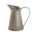 Tin Rustic Pitcher Gold