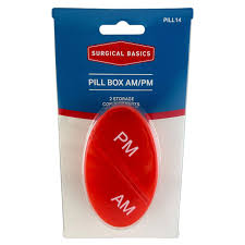 SB Pill Box 2 Sections Am/Pm