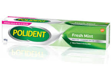 Polident FreshMint Denture Adhesive Cream 60g