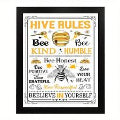 Bee Unframed Wall Poster 26cm