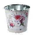 Metal pot cover Love