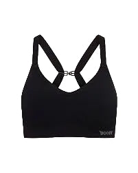 Boody Full Bust Wireless Racerback Bra Black XLarge