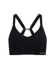 Boody Full Bust Wireless Racerback Bra Black Small