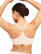 Boody Full Bust Wireless Racerback Bra Nude Large
