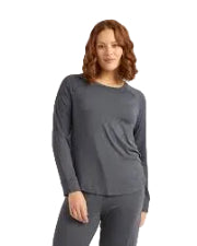 Boody Goodnight Raglan Sleep Top Storm Small
