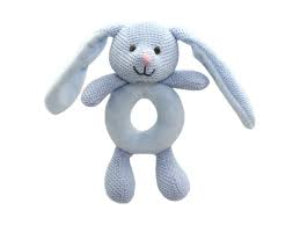 Rabbit Rattle Blue