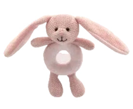 Rabbit Rattle Pink