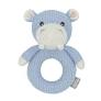 Knitted Rattle- Henry The Hippo