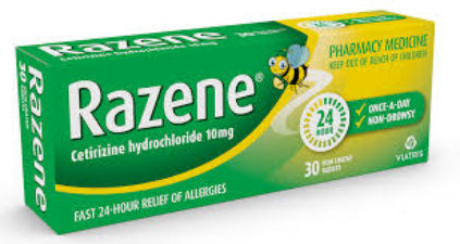 Razene Tabs 10mg 30