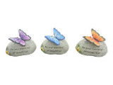 Inspirational Butterfly Rock 10cm