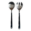 Marbled Earth Salad Servers Pair