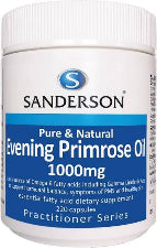 Sanderson Evening Primrose Oil Caps 1000MG 220s