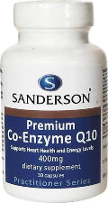 Sanderson Premium CoQ10 400mg 30s