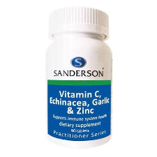 Sanderson Vit C Echinacea Garlic & Zinc 90s