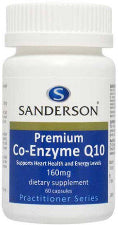 Sanderson Premium CoQ10 160mg 60s