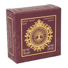The Somerset Toiletry Co Sandalwood Country Club  Redwood & Amber Soap 150g