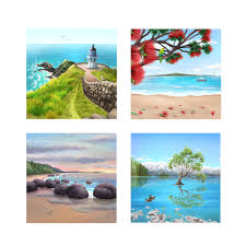 Sophie Blokker NZ Scenery Square Coasters