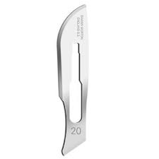 Scalpel Carbon Sterile Blade #21 S/M