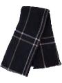 Lenox Quinn Check Blanket Scarf Black/Oat