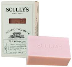 Scullys Peony Glycerine Soap 100g