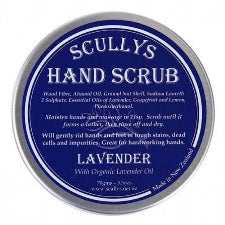 Scullys Lavender Hand Scrub Aluminum Tin