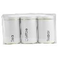 Tin Set Light Grey Tea/Coffee/Sugar