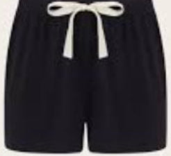 Boody Goodnight Sleep Shorts Black Med