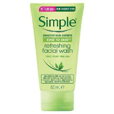 Simple Kind To Skin Refreshing Face Wash 50ml