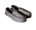 Mens Slippers Dark Grey Full Back L 11-12