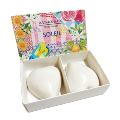 Solei Twin pack Heart Soaps x2