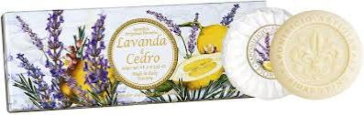 Fiorentino Soap Lavender/Lemon 100g 3pk