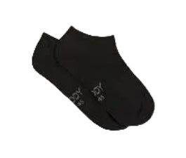 Boody Everyday No Show Sock 34-40 Black