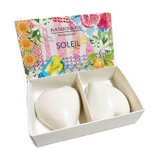 Solei Twin pack Heart Soaps x2