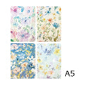 A5 Hard Cover Note Book Flowers