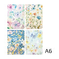 A6 Hard Cover Note Book Flowers