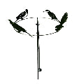 Metal Garden Stake NZ 4 Birds