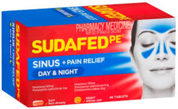 Sudafed PE Sinus Day/Night Relief 48