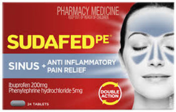 Sudafed PE Sinus Anti-Inflammatory 24s